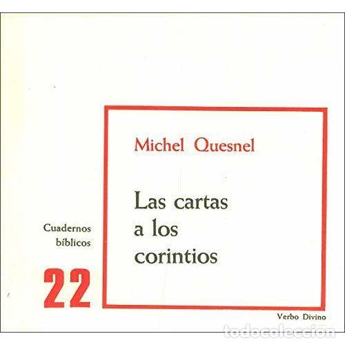Libros de segunda mano: LAS CARTAS a los CORINTIOS - QUESNEL , MICHEL - Sin Especificar