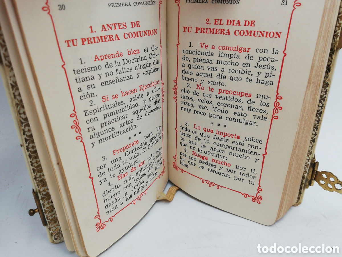 Libros de segunda mano: Libro recordatorio de Primera Comuni&oacute;n. - Foto 6