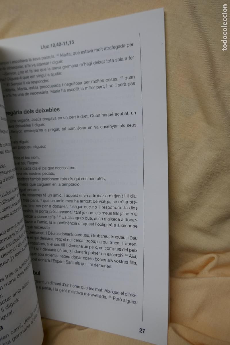 Libros de segunda mano: Evangeli de LLUC (EN CATALAN) - Foto 2