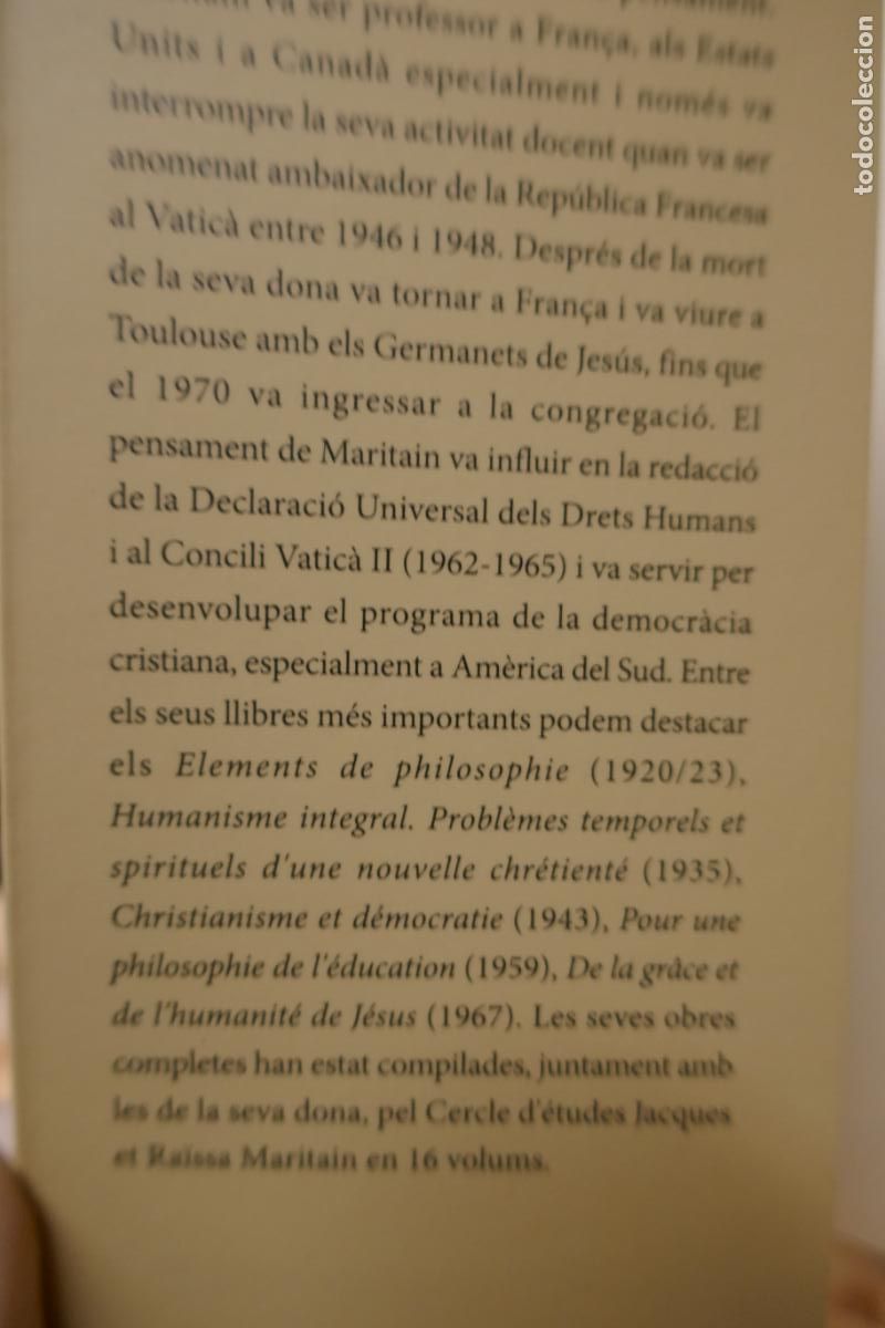 Libros de segunda mano: LHome i lEstat - Jacques Maritain - Com Nou (EN CATALAN) - Foto 5