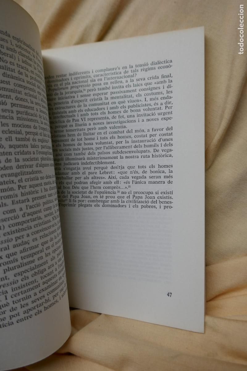 Libros de segunda mano: PAU VI - PROGRES DELS POBLES - Foto 11