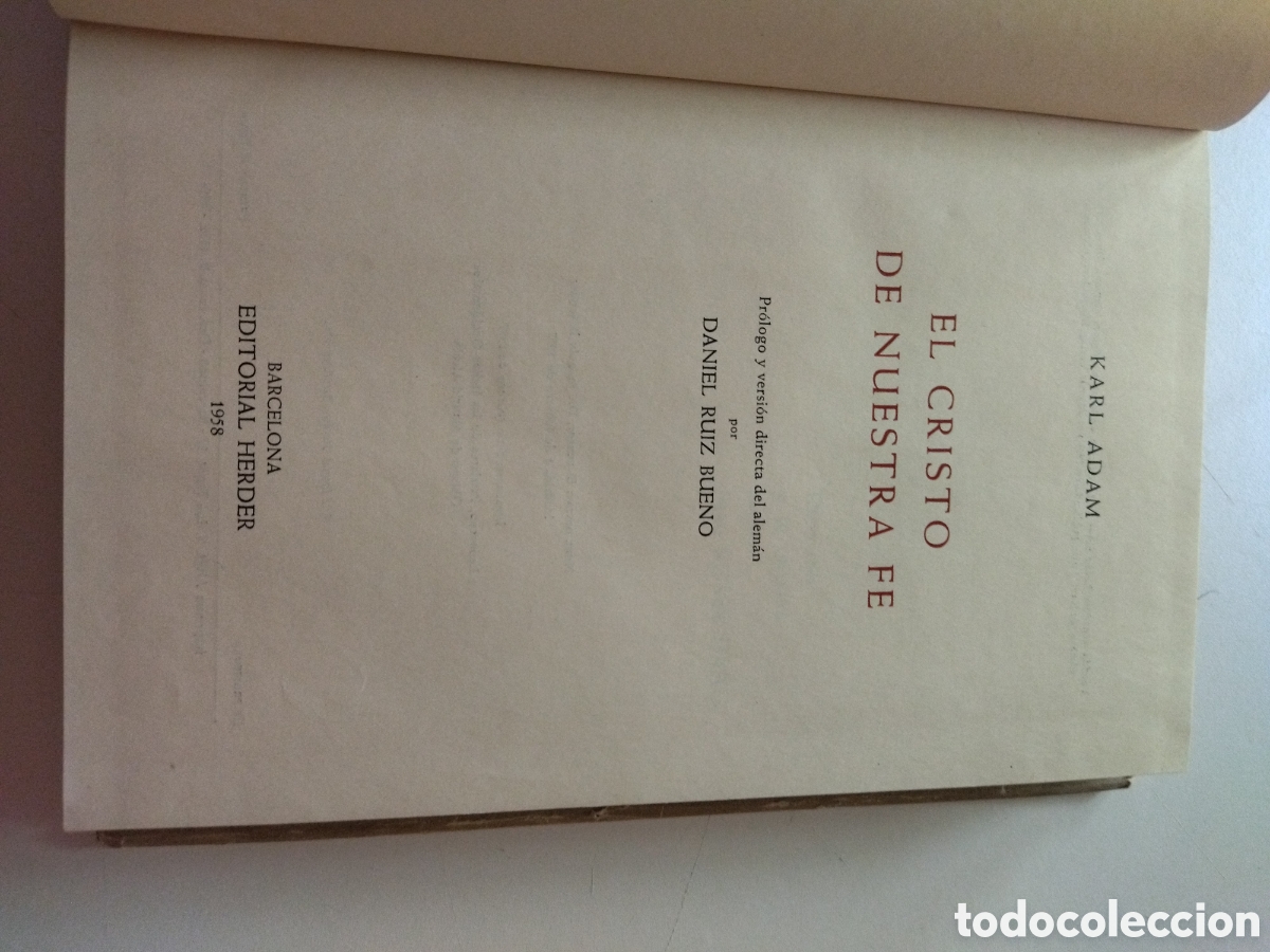 Libros de segunda mano: El Cristo de nuestra fe. Karl Adam - Foto 2