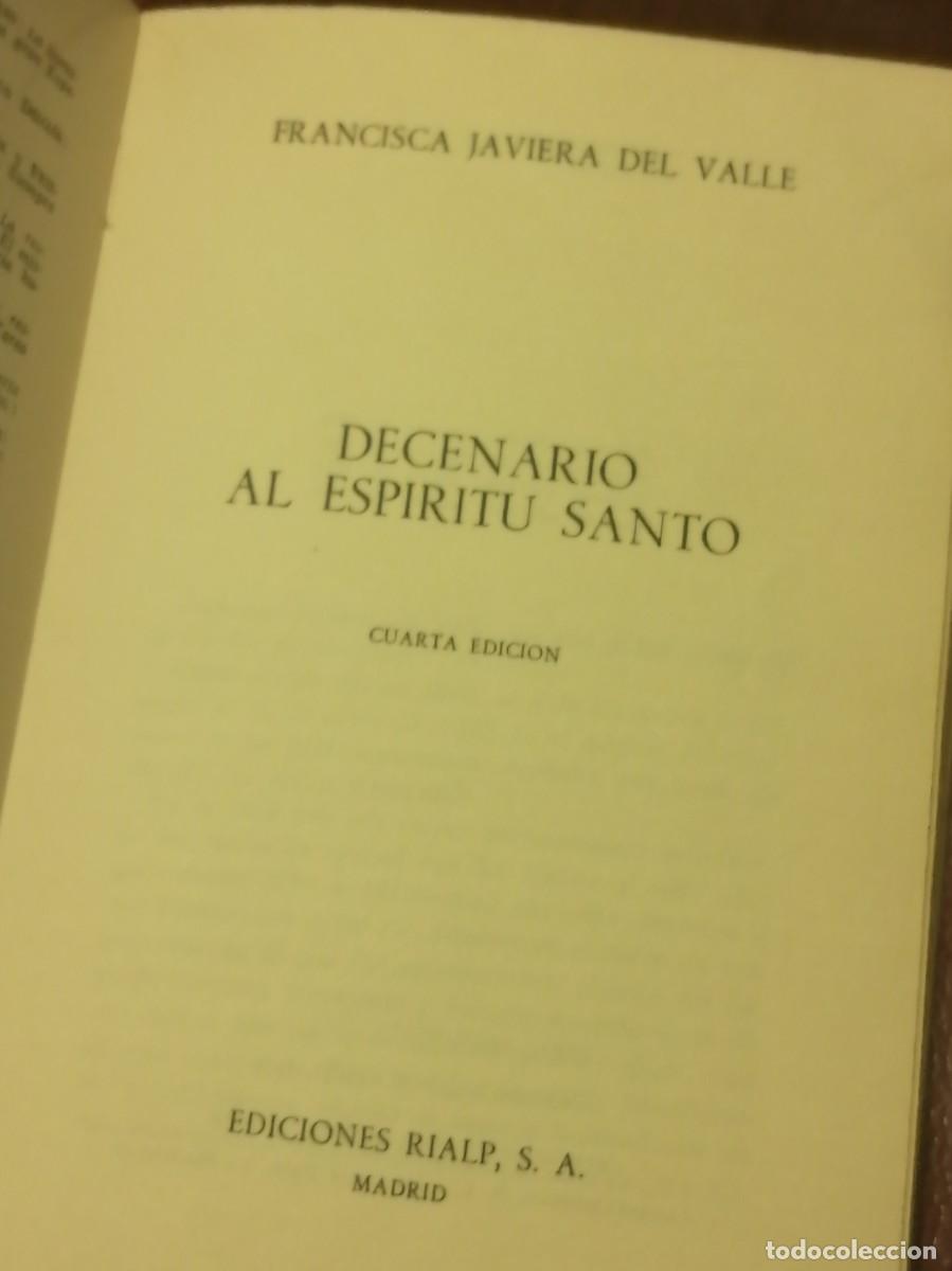 Libros de segunda mano: DECENARIO AL ESP&Iacute;RITU SANTO, FRANCISCA JAVIERA DEL VALLE, RIALP - Foto 1