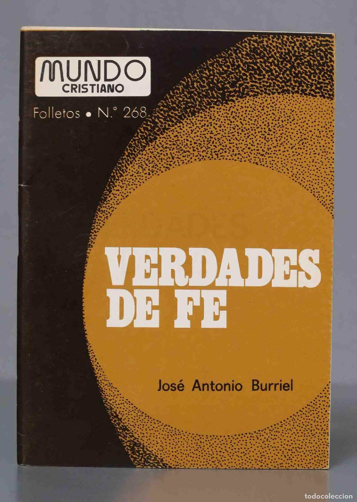 Second hand books: VERDADES DEFE Jos&eacute; Antonio Burriel
