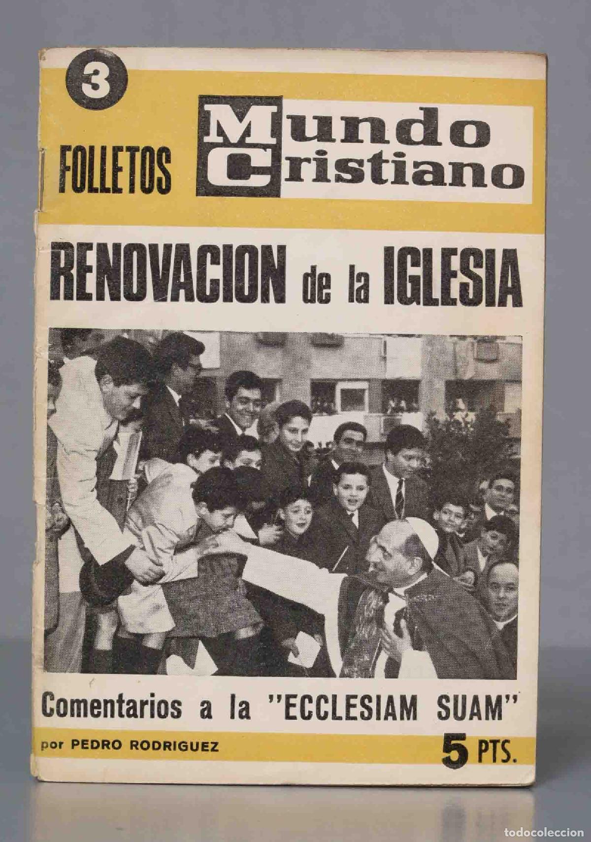 Second hand books: RENOVACION EN LA IGLESIA. COMENTARIOS A LA ECCLESIAM SUAM