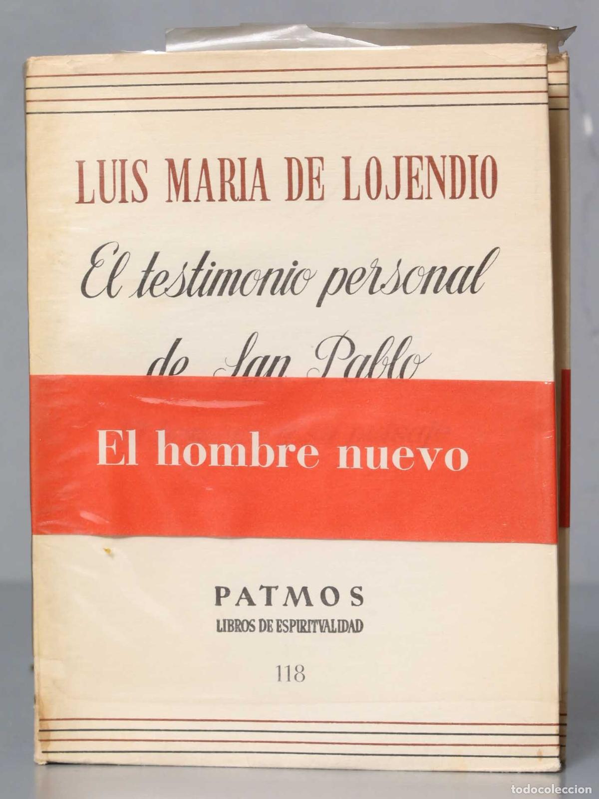 Second hand books: El testimonio personal de San Pablo, tomo III Lojendio