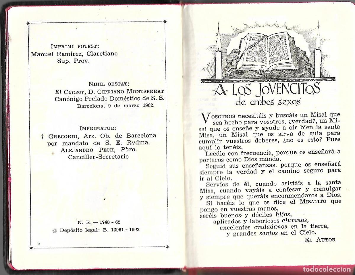 Libros de segunda mano: MISALITO REGINA 1962 - Foto 2