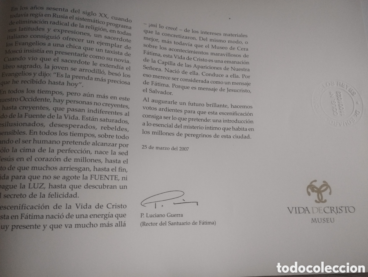 Libros de segunda mano: Libro museu vida de cristo de F&aacute;tima - Foto 3