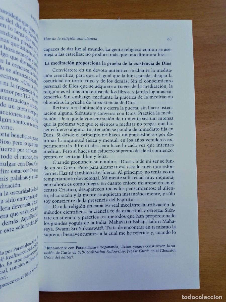 Libros de segunda mano: La b&uacute;squeda eterna, de Paramahansa Yogananda - Foto 3