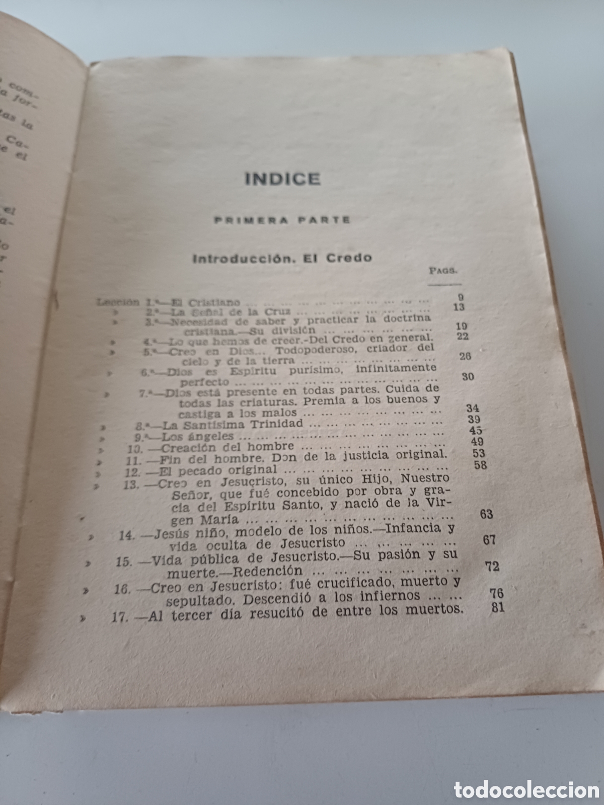 Libros de segunda mano: Catecismo explicaci&oacute;n dialogada del 1955 Daniel Llorente - Foto 3