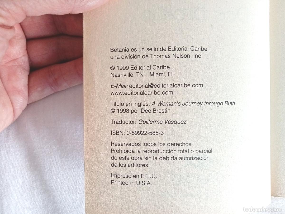 Libros de segunda mano: Libro Rut 8 Lecciones de Amor - Dee Brestin - Foto 7