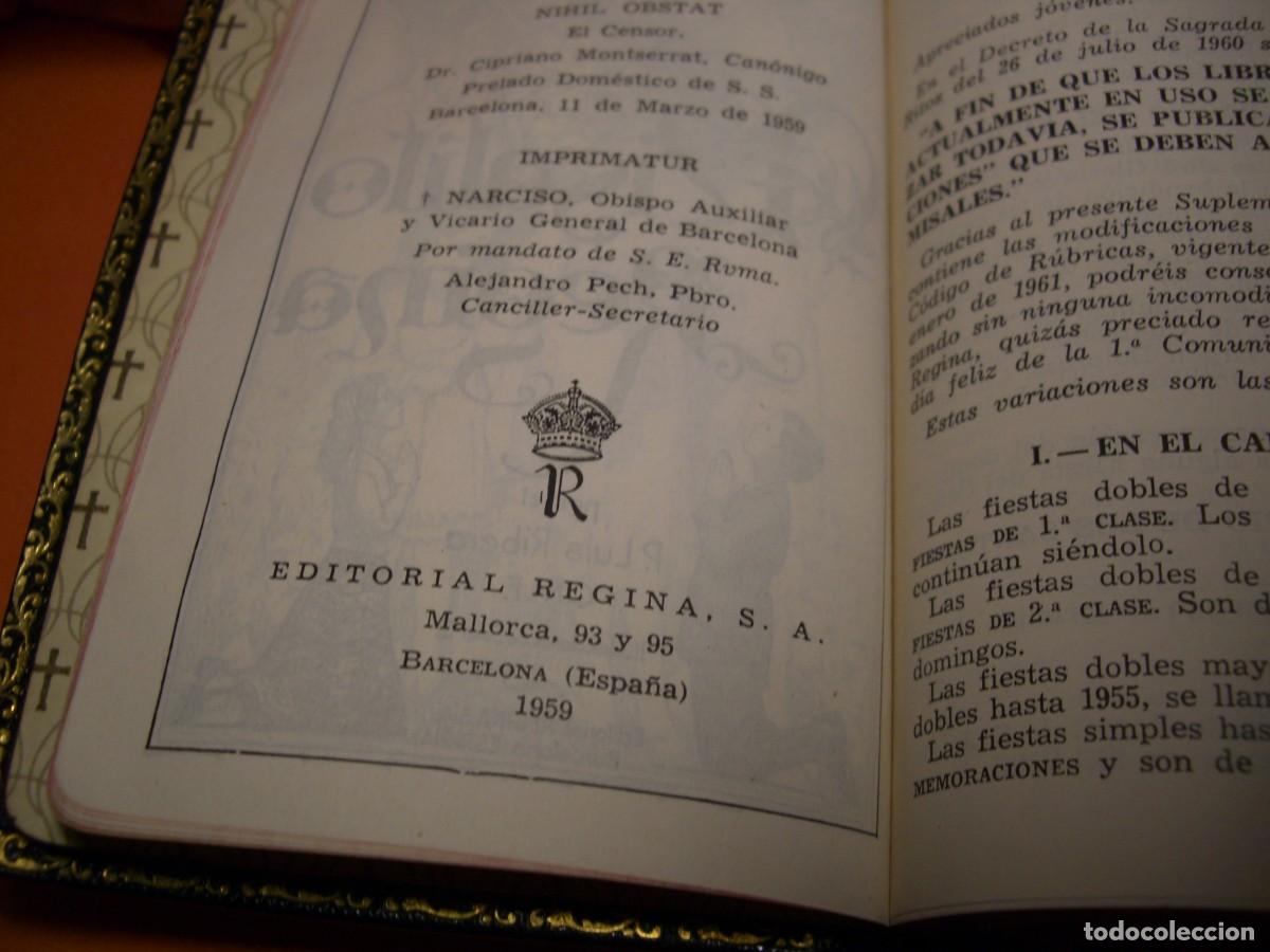 Libros de segunda mano: MISALITO REGINA 1959 - Foto 6