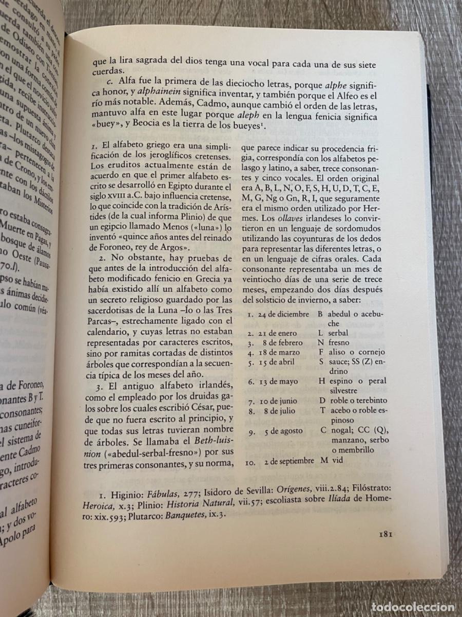 Libros de segunda mano: Libro &rdquo;Los Mitos Griegos&rdquo; de Robert Graves. - Foto 2
