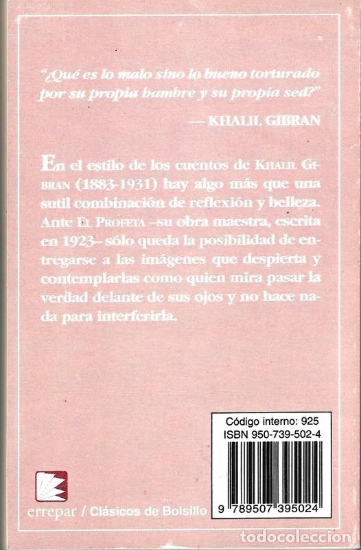 Libros de segunda mano: EL PROFETA KHALIL GIBRAN - Foto 2