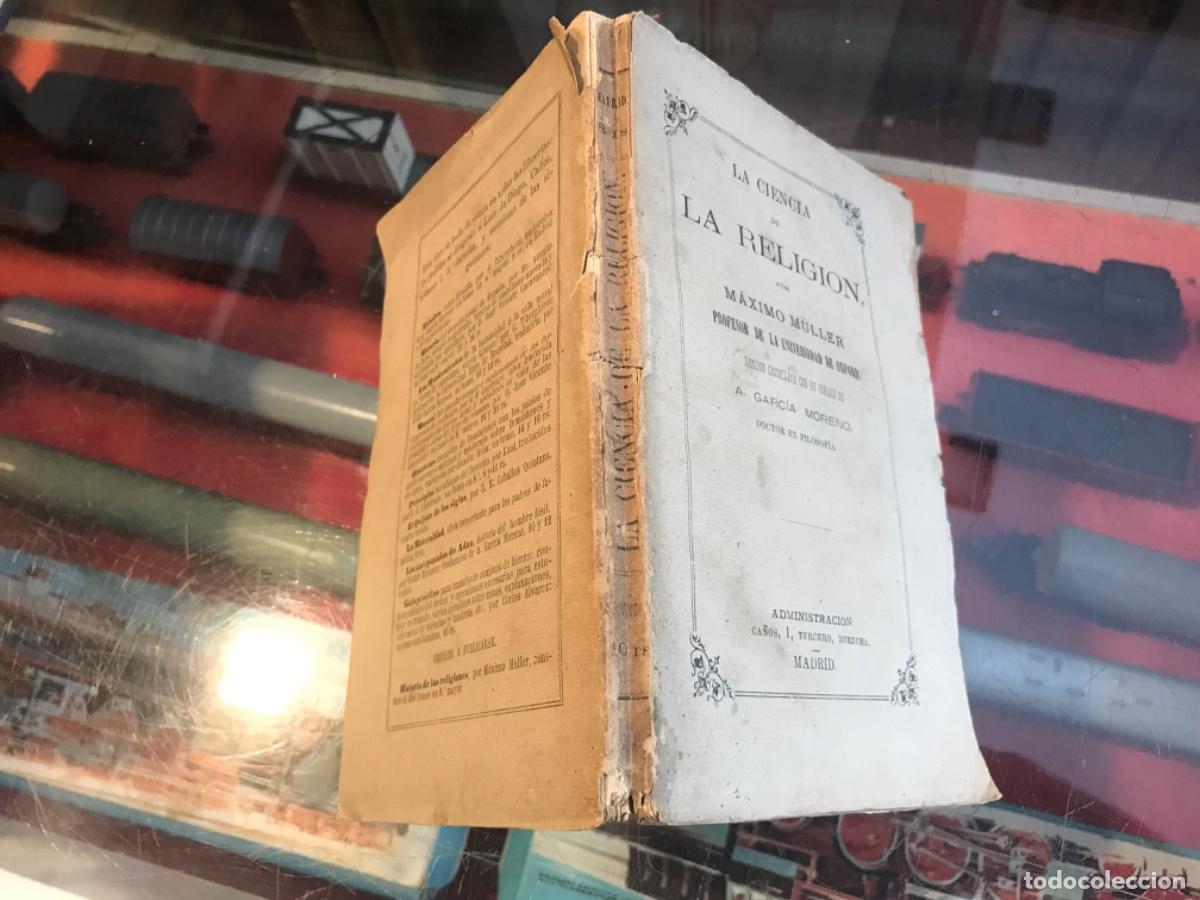 Libros de segunda mano: M&Aacute;XIMO M&Uuml;LLER. LA CIENCIA DE LA RELIGI&Oacute;N. 1877 - Foto 1