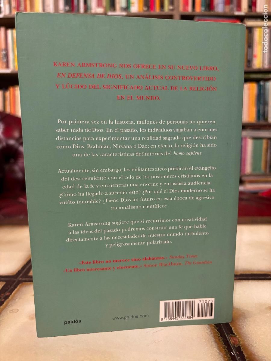 Libros de segunda mano: En defensa de Dios. Karen Armstrong - Foto 2