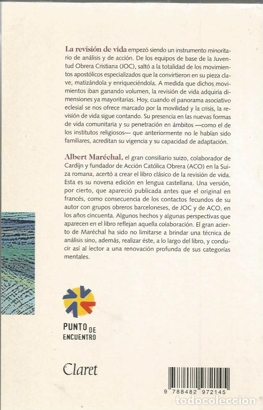 Libros de segunda mano: LA REVISI&Oacute;N DE VIDA - A. MAR&Eacute;CHAL - Foto 3