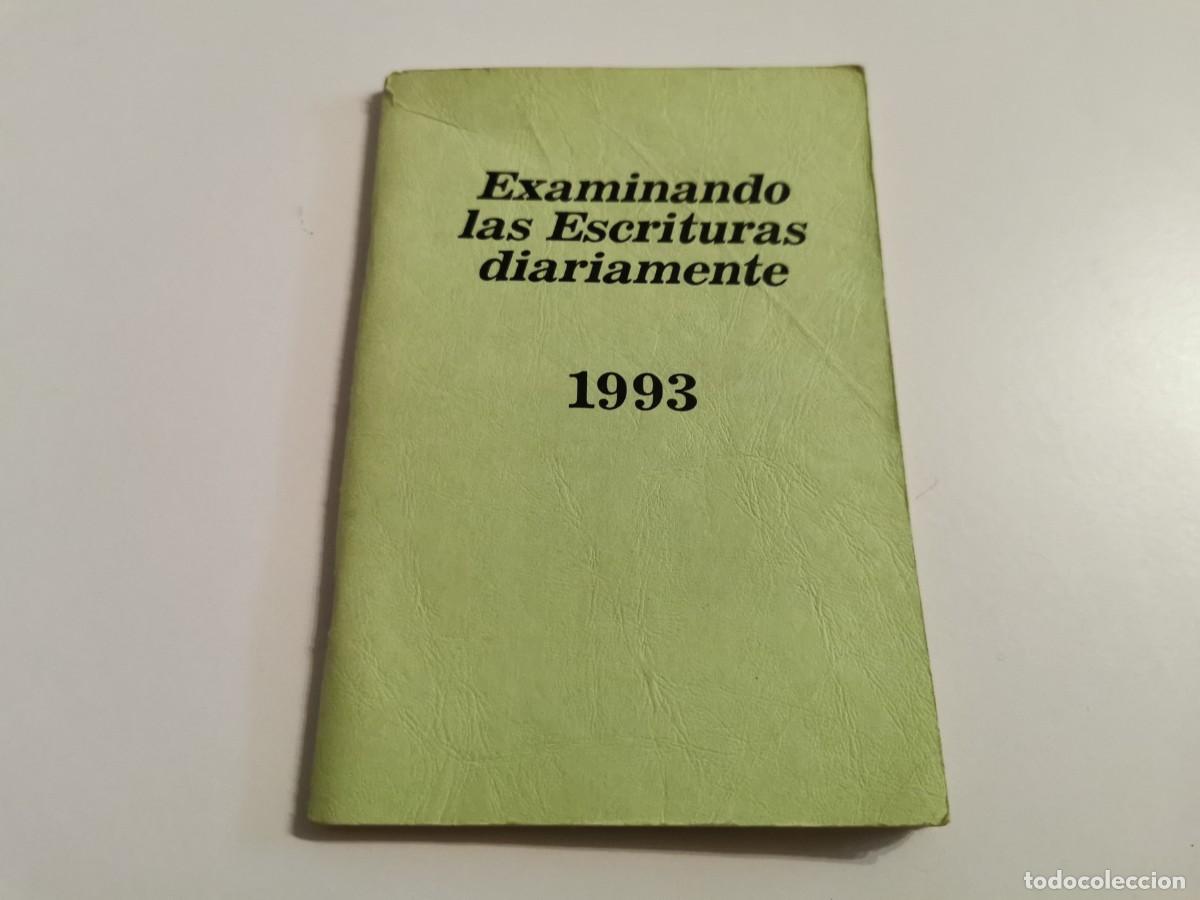 Livres d'occasion: EXAMINANDO LAS ESCRITURAS DIARIAMENTE 1993 FOLLETO TESTIGOS DE JEHOVA TEXTO DEL DIA WATCHTOWER