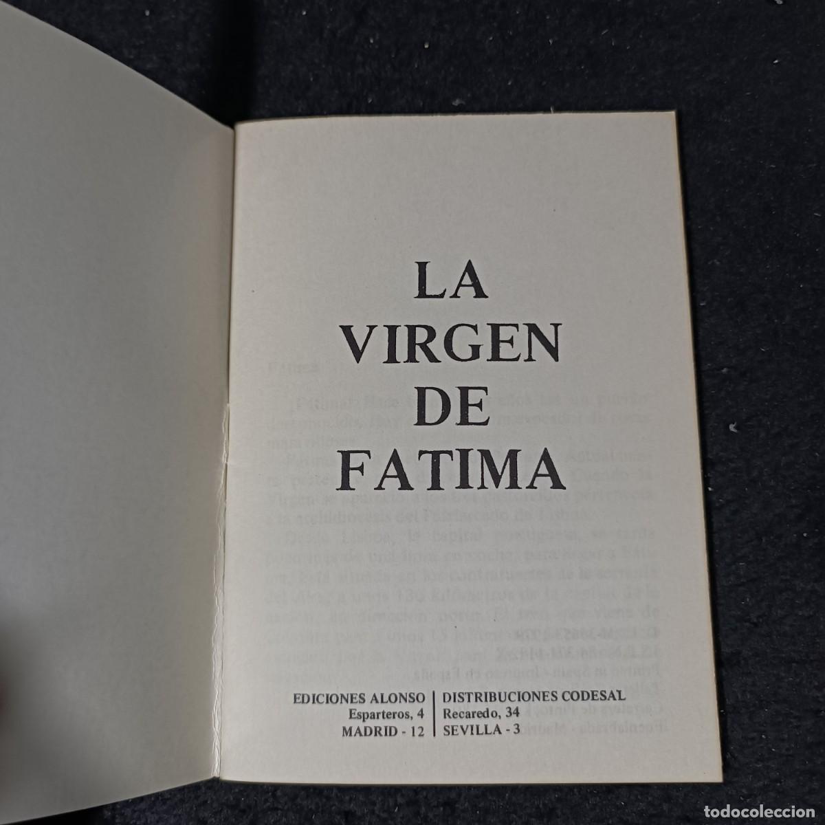 Libros de segunda mano: LA VIRGEN FATIMA - EDICIONES ALONSO / 702 - Foto 3