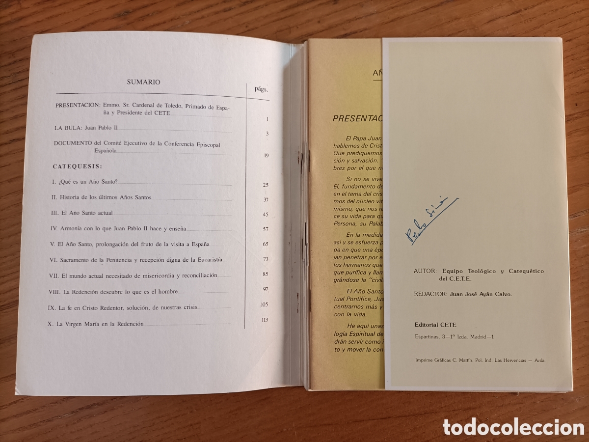 Libros de segunda mano: Catequesis. A&ntilde;o Santo de la redenci&oacute;n. - Foto 2
