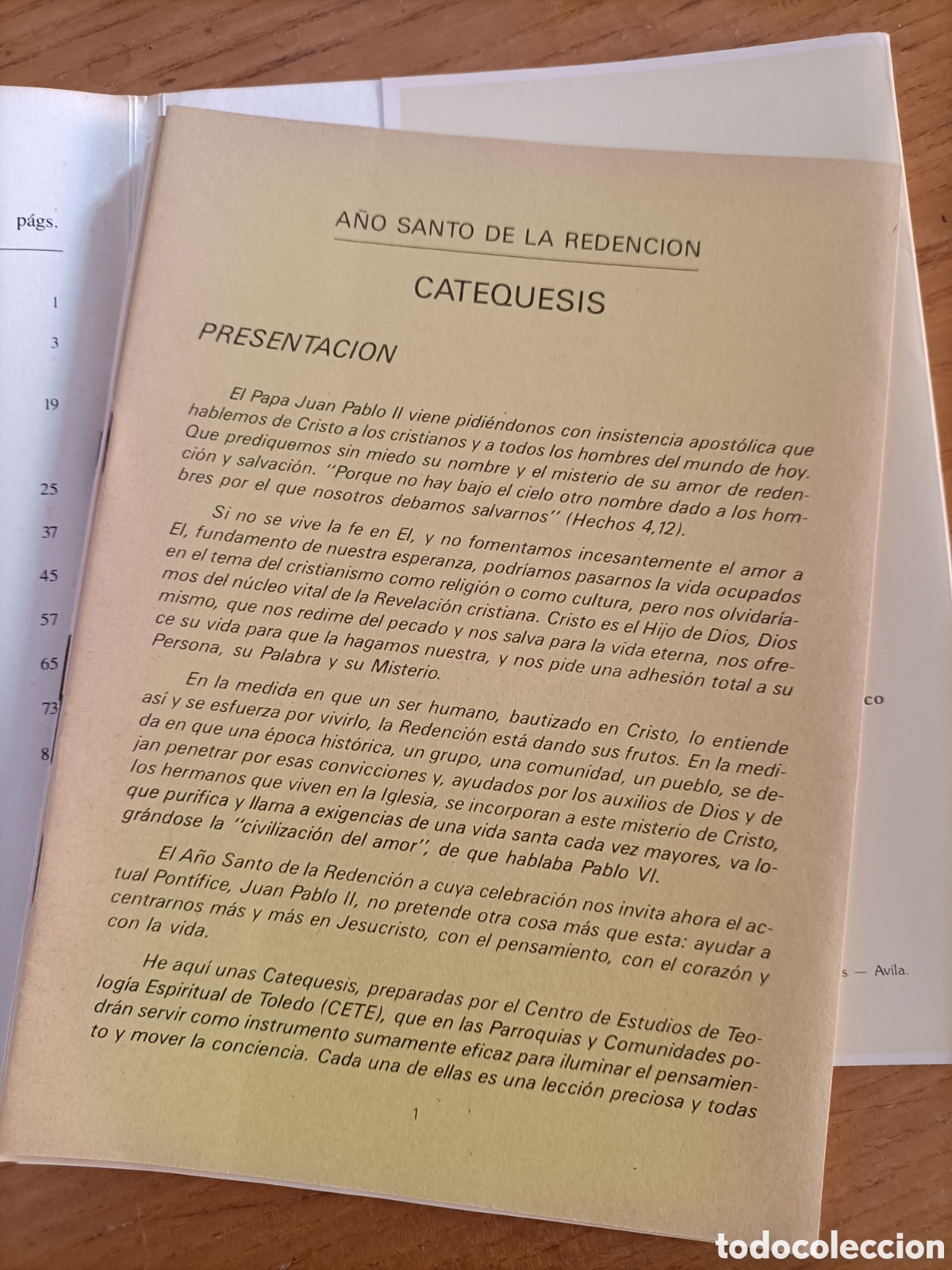 Libros de segunda mano: Catequesis. A&ntilde;o Santo de la redenci&oacute;n. - Foto 4
