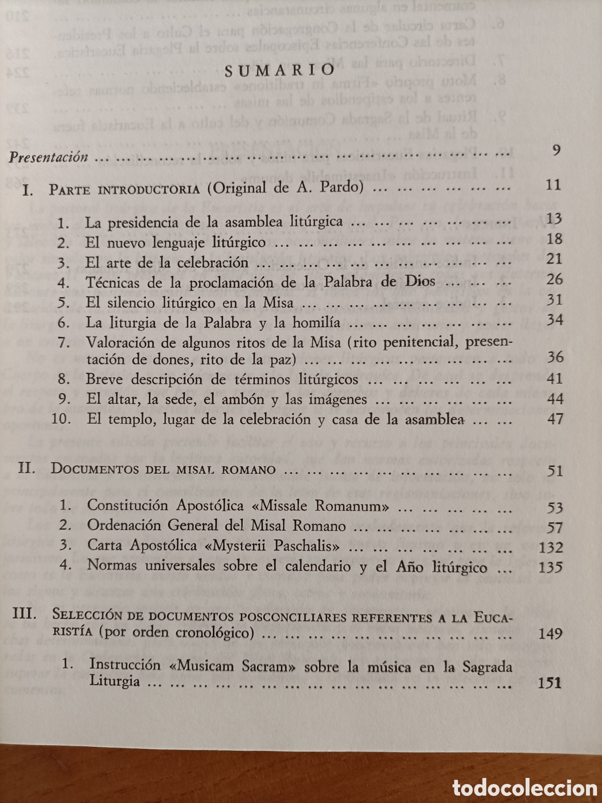 Libros de segunda mano: Liturgia de la eucarist&iacute;a. Andr&eacute;s Pardo. - Foto 3