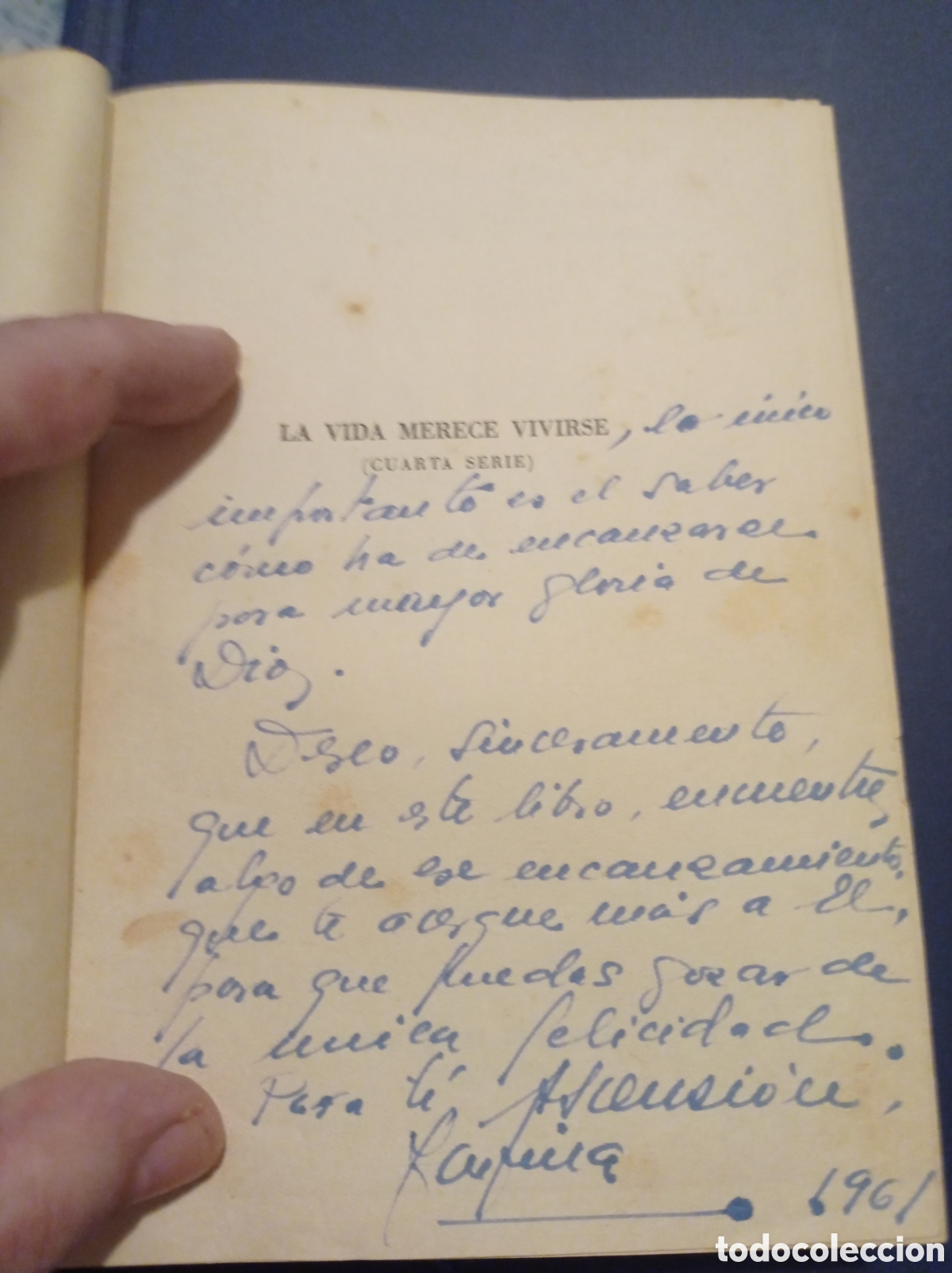 Libros de segunda mano: La vida merece vivirse - Foto 2