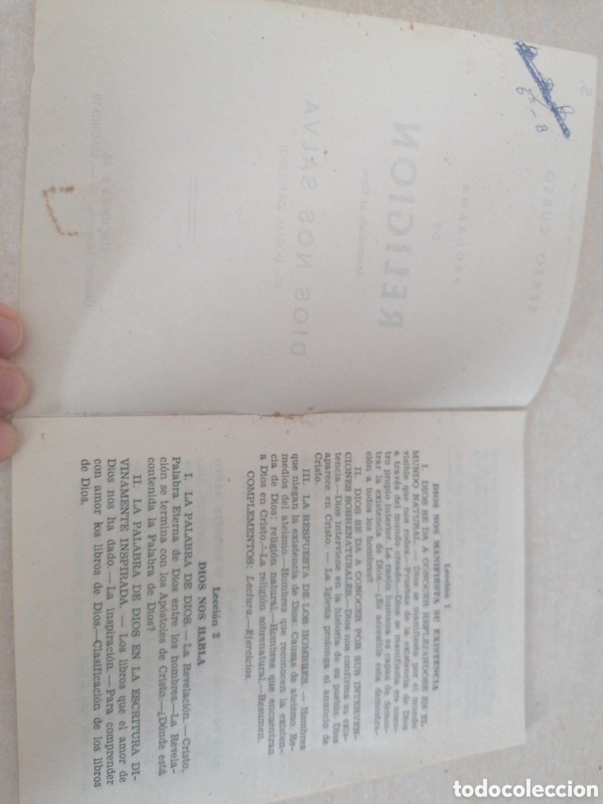 Libros de segunda mano: Programa de religi&oacute;n - Foto 2