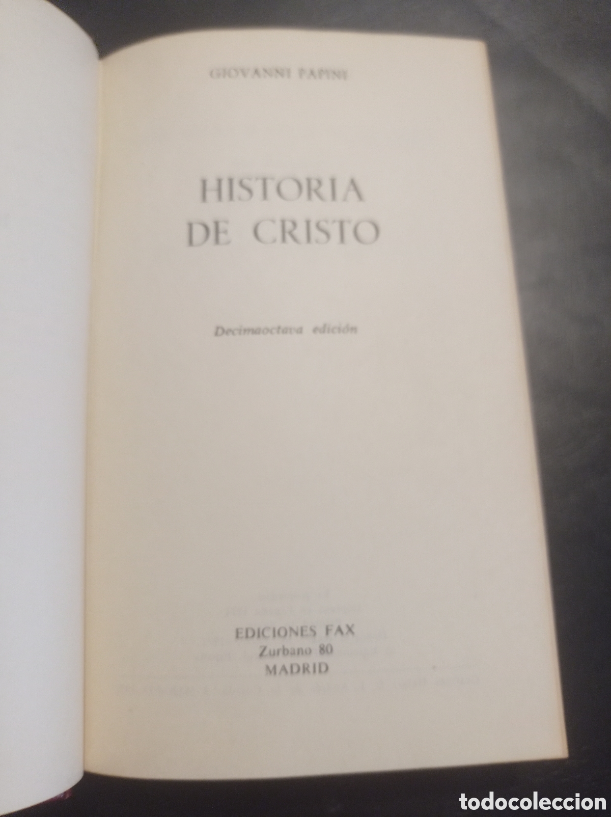 Libros de segunda mano: Historia de Cristo de Giovanni papini - Foto 3