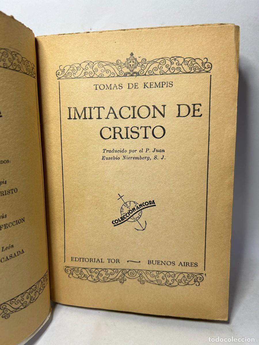 Libros de segunda mano: TOMAS DE KEMPIS - IMITACI&Oacute;N DE CRISTO - Foto 3