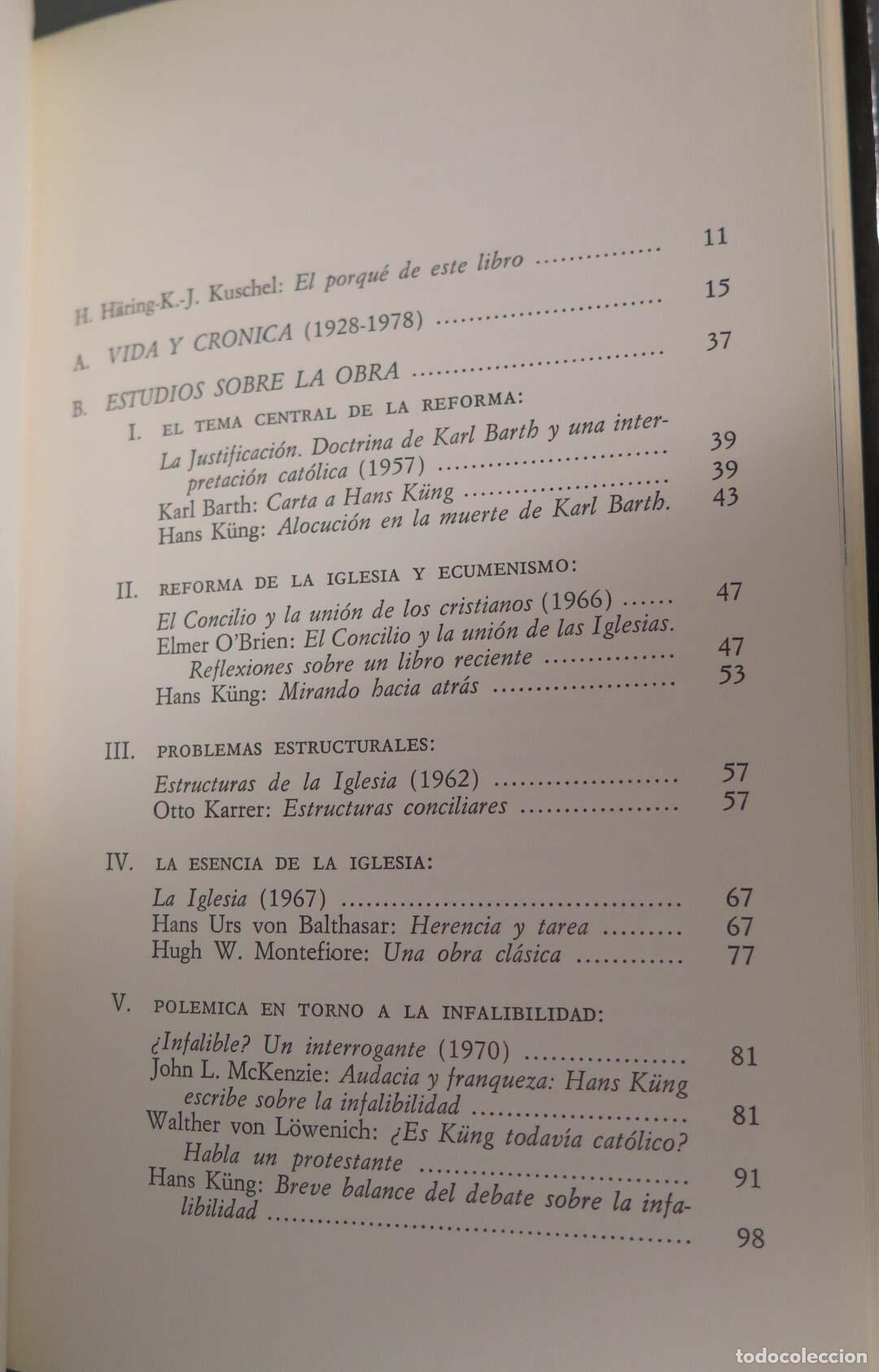 Libros de segunda mano: ITINERARIO Y OBRA. K&Uuml;NG - Foto 2