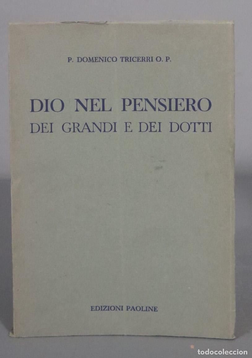 Second hand books: Dio nel pensiero dei grandi e dei dotti D. TRICERRI, OP