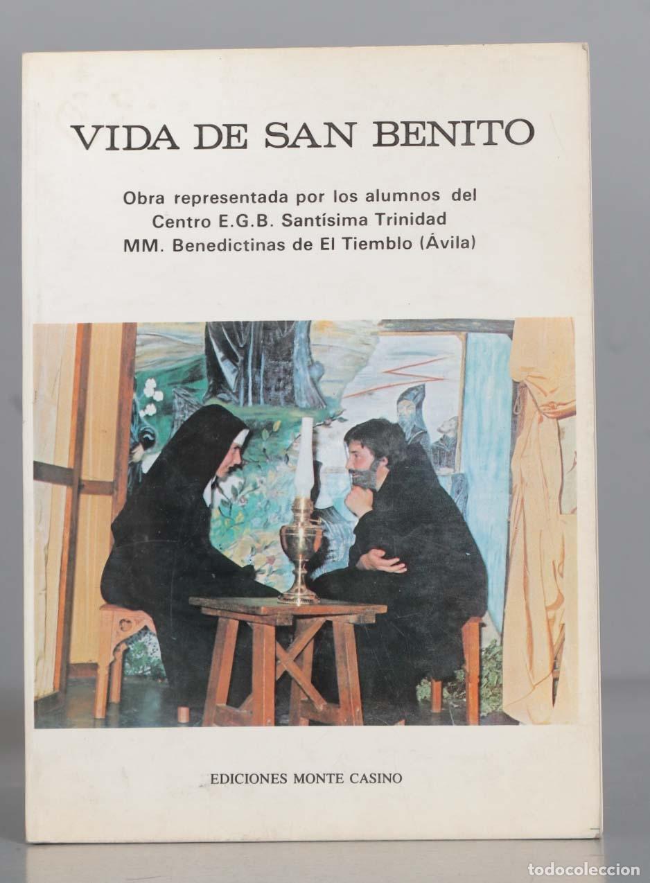 Libri di seconda mano: VIDA DE SAN BENITO Obra representada por los alumnos del Centro E.G.B. Sant&iacute;sima Trinidad MM. Bened