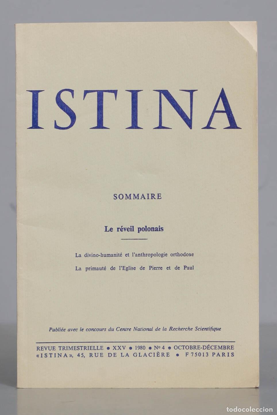 Second hand books: ISTINA Le r&eacute;veil polonais. 1980 4
