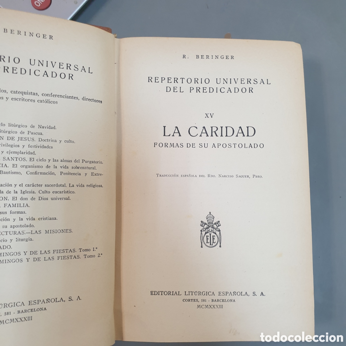 Libros de segunda mano: Repertorio Universal del Predicador - Foto 2