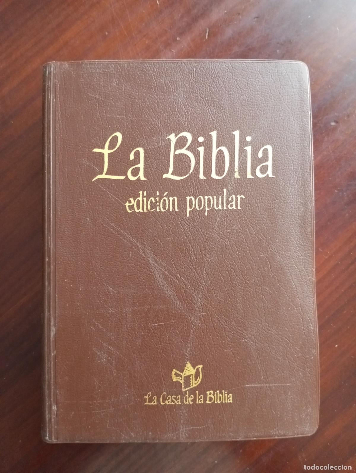 Libros de segunda mano: LA BIBLIA EDICION POLULAR - Foto 1