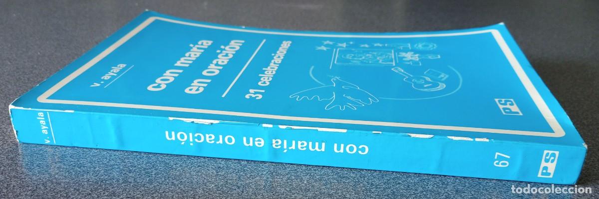 Libros de segunda mano: Con Mar&iacute;a En Oraci&oacute;n V.Ayala - Foto 2