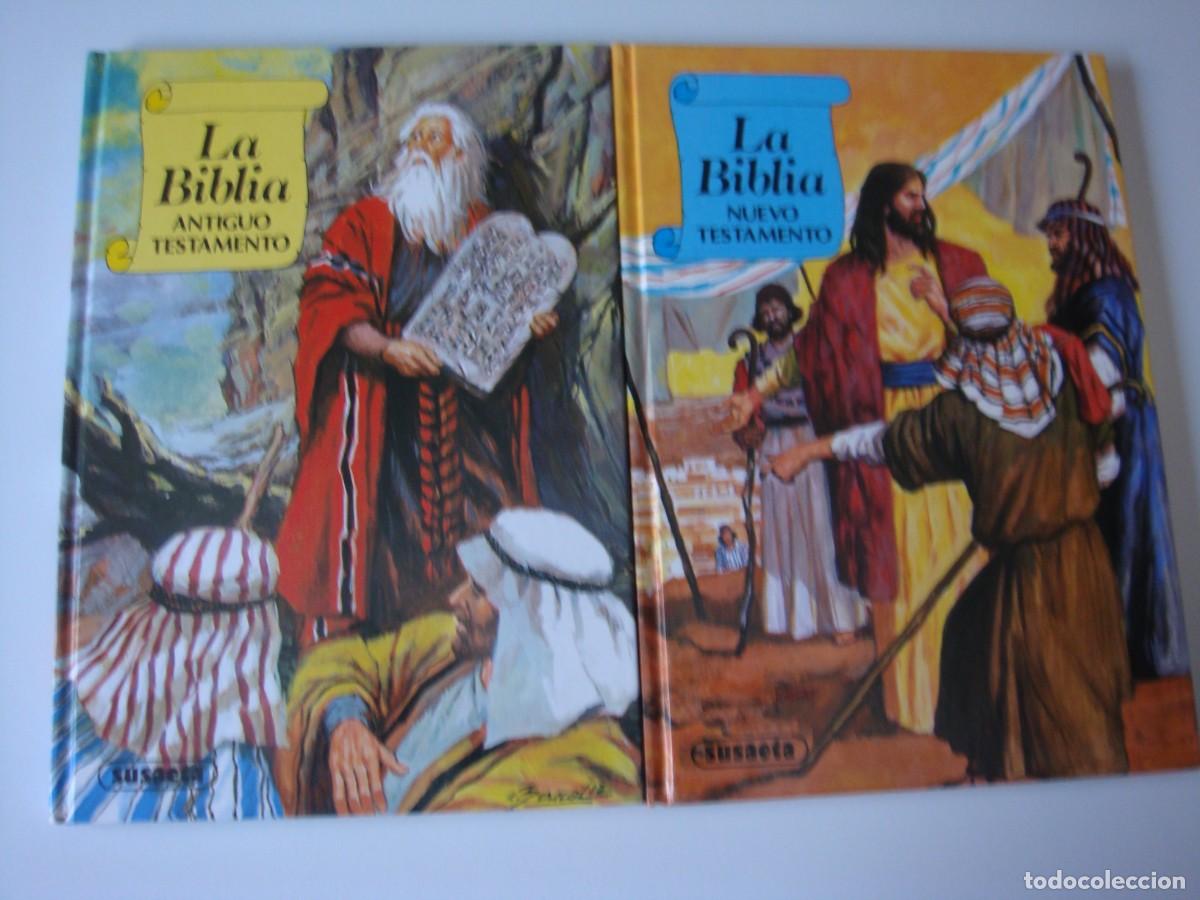 Libros de segunda mano: LA BIBLIA SUSAETA ANTIGUO YU NUEVO TESTAMENTO