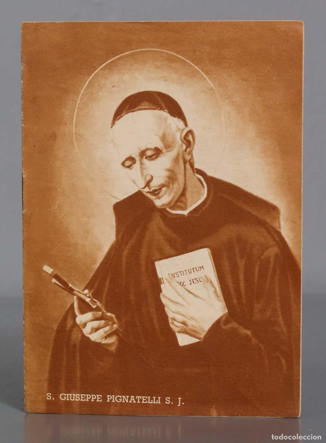 Libros de segunda mano: S. GIUSEPPE PIGNATELLI S. J. - Foto 1