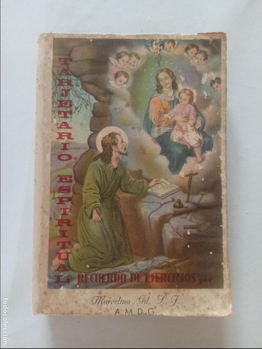 Second hand books: TARJETARIO ESPIRITUAL - RECUERDO DE EJERCICIOS POR MARCELINO GIL - TERCERA EDICION (Y2)