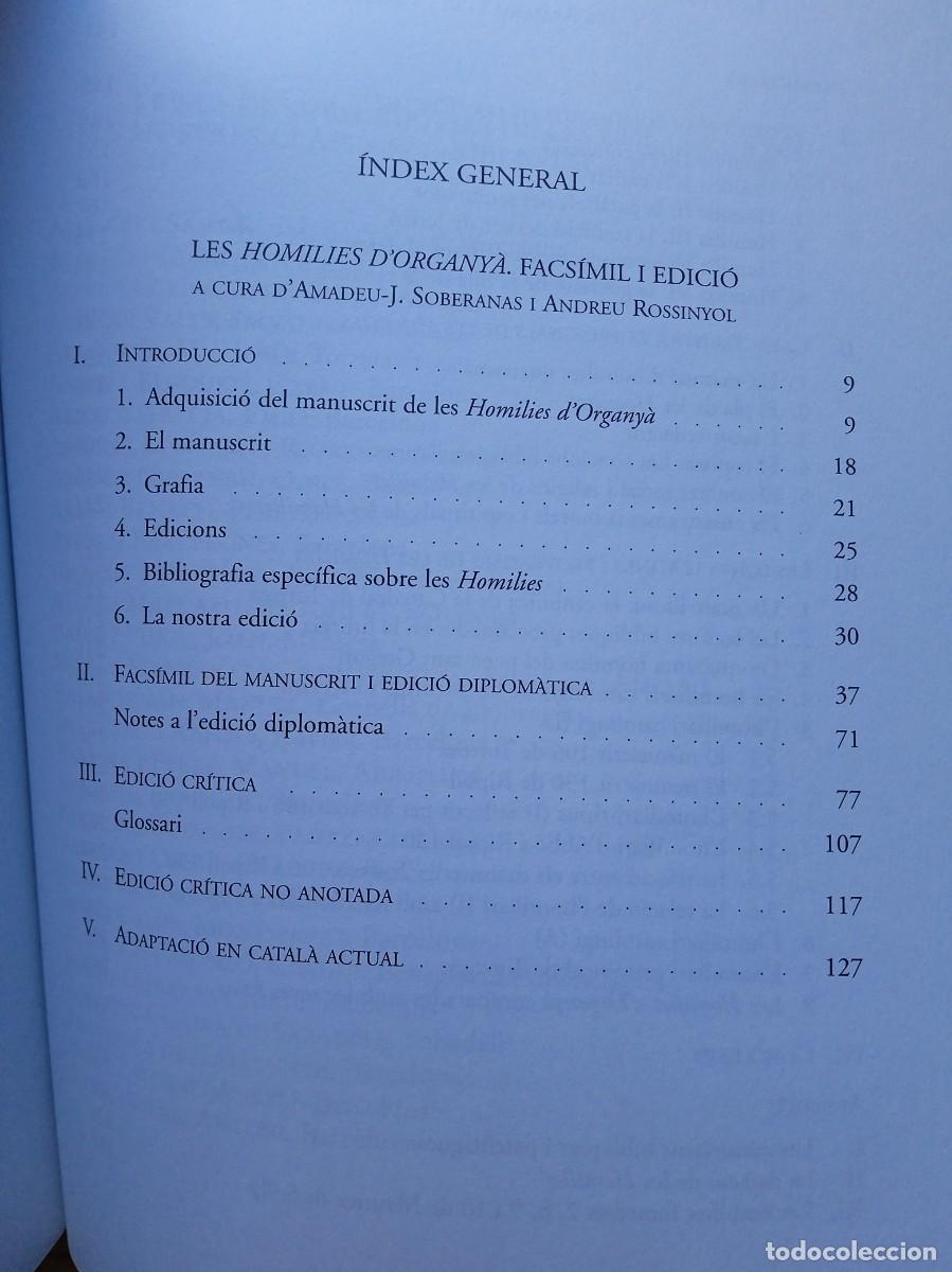 Libros de segunda mano: Homilies dorganya 2001 - Foto 5