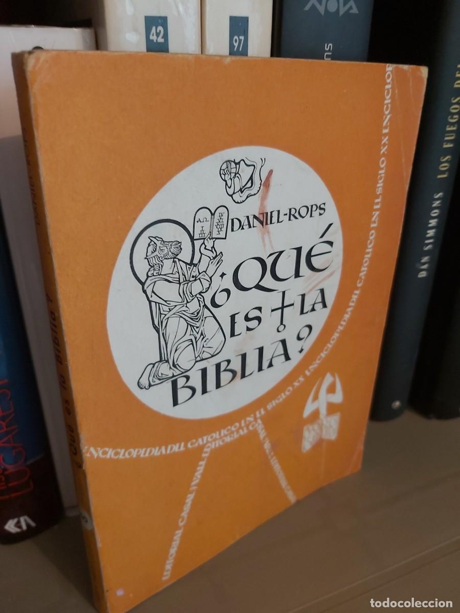 Libros de segunda mano: &iquest;QU&Eacute; ES LA BIBLIA?: DANIEL ROPS - Foto 1