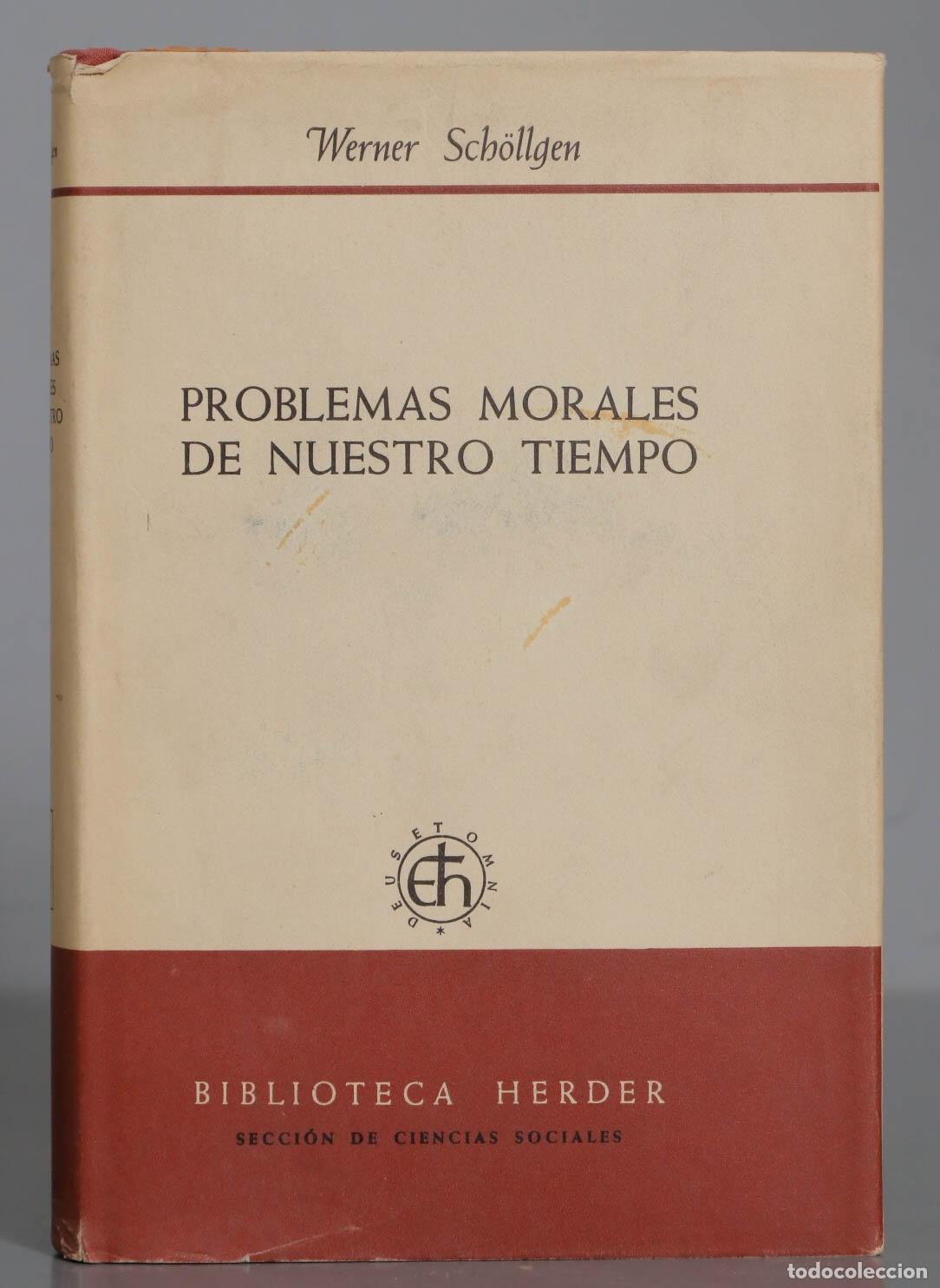 Libros de segunda mano: PROBLEMAS MORALES DE NUESTRO TIEMPO. WERNER - Foto 1
