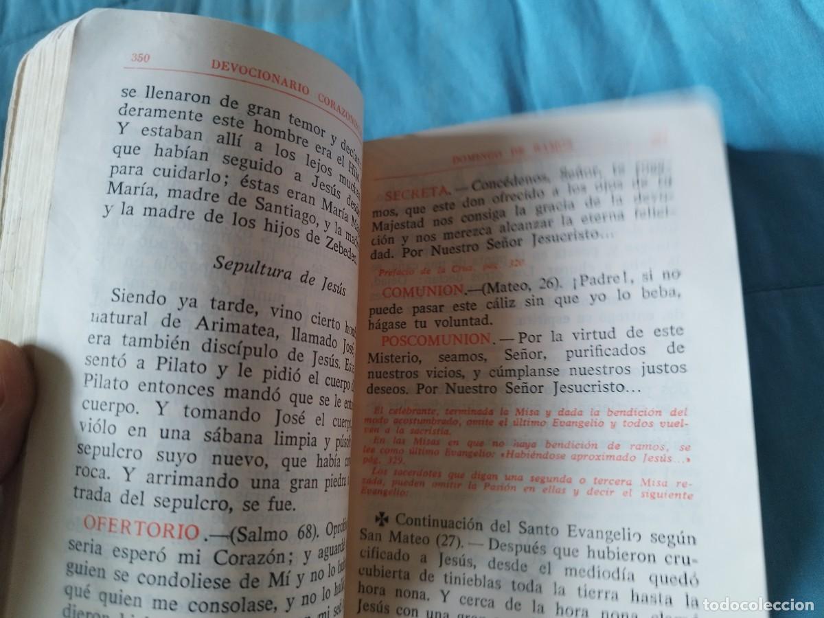 Libros de segunda mano: DEVOCIONARIO CORAZONISTA / / EVA 219 - Foto 7