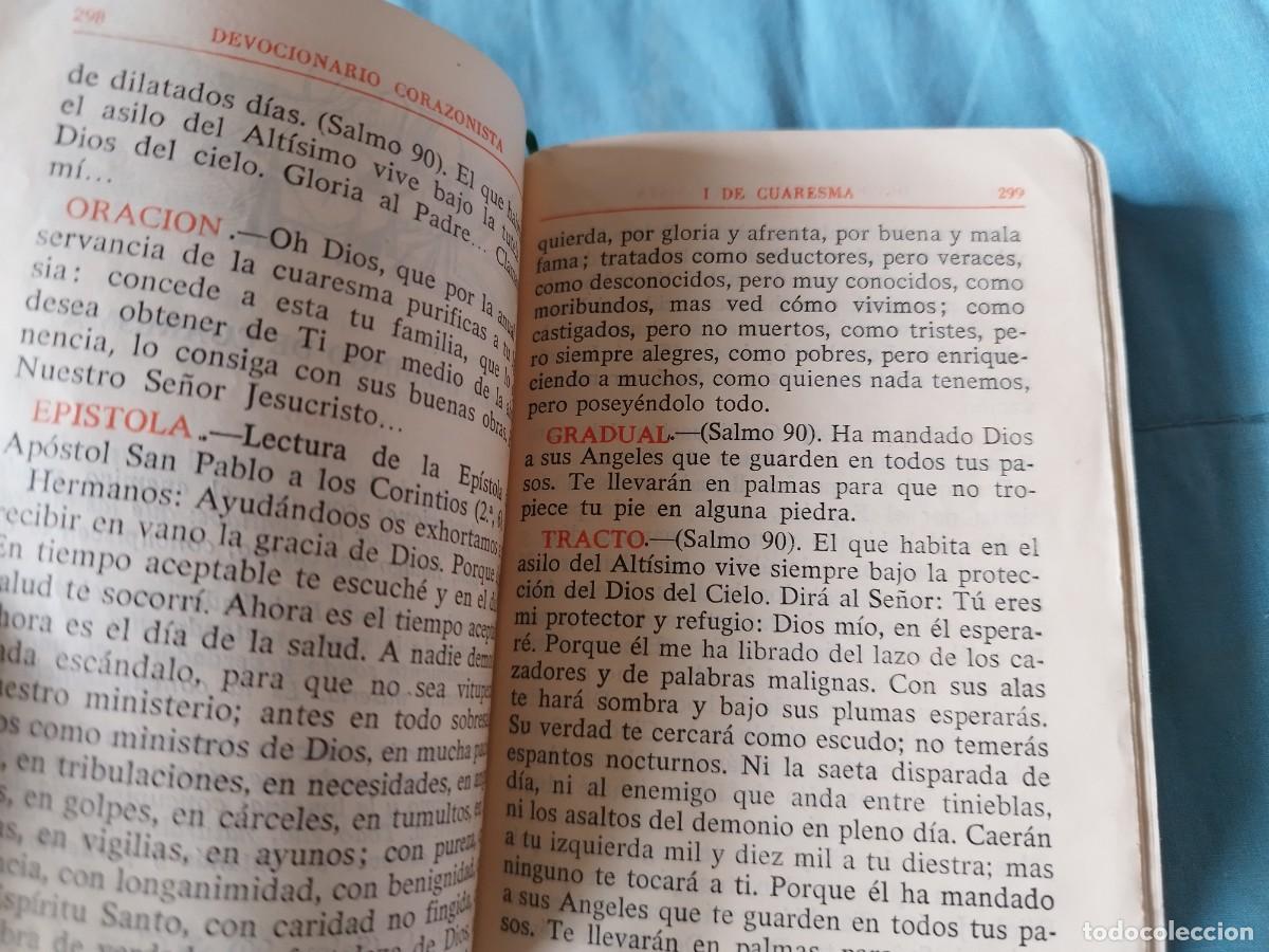 Libros de segunda mano: DEVOCIONARIO CORAZONISTA / / EVA 219 - Foto 8