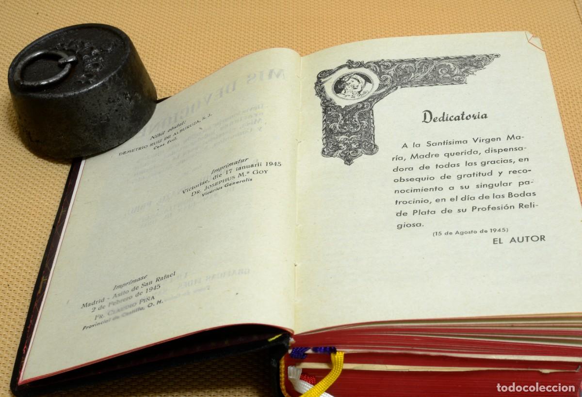 Libros de segunda mano: MIS DEVOCIONES P. PINAZO A&Ntilde;O 1945 EXCELENTE ESTADO+++ - Foto 3