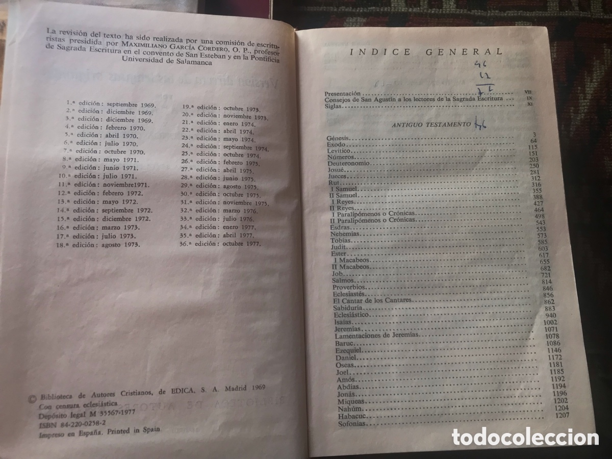 Libros de segunda mano: Sagrada Biblia. N&aacute;car-Colunga. B.A.C. - Foto 4