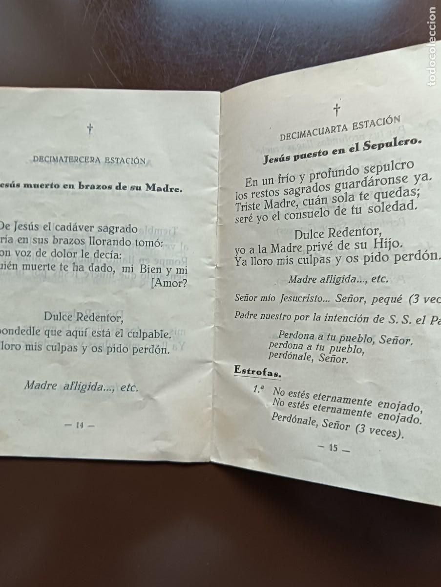 Libros de segunda mano: EJERCICIO DEL VIA CRUCIS MADRID 1936 - Foto 2