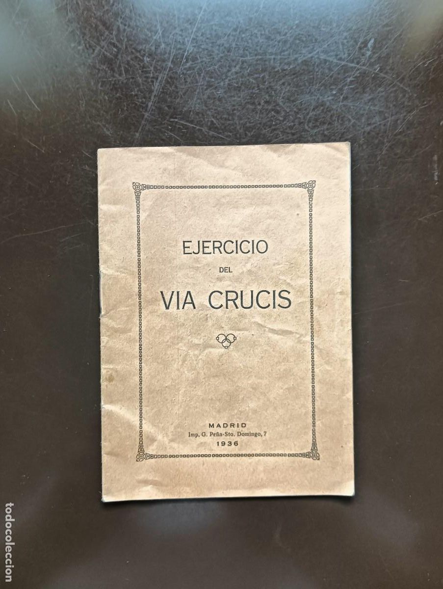 Libros de segunda mano: EJERCICIO DEL VIA CRUCIS MADRID 1936 - Foto 1