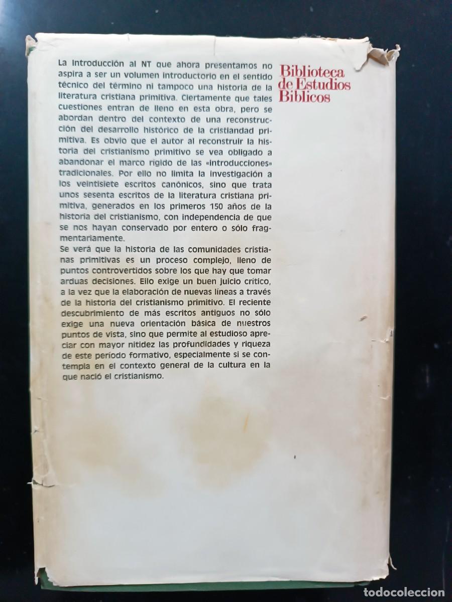 Libros de segunda mano: Introduccion al nuevo testamento Koster Helmut - Foto 2